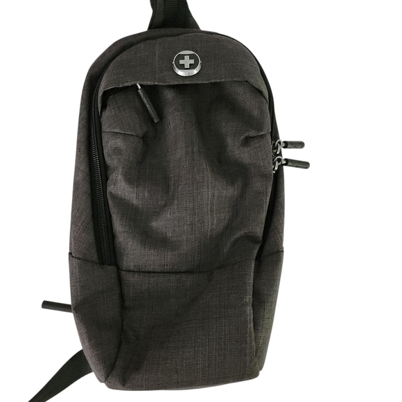 Swissdigital Crossbody Sling Event Backpack grey - Picture 3 of 10